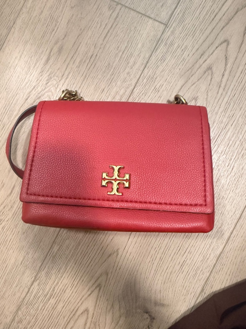 Tory Burch Kira Bag – Red with Gold Hardware ❤️